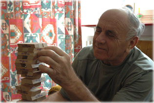 Grandpa and the Jenga