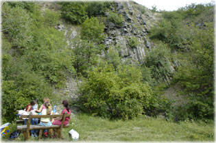 Picnic a hegyen