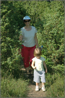 Tereza nagyon �lvezte a hegym�sz�st